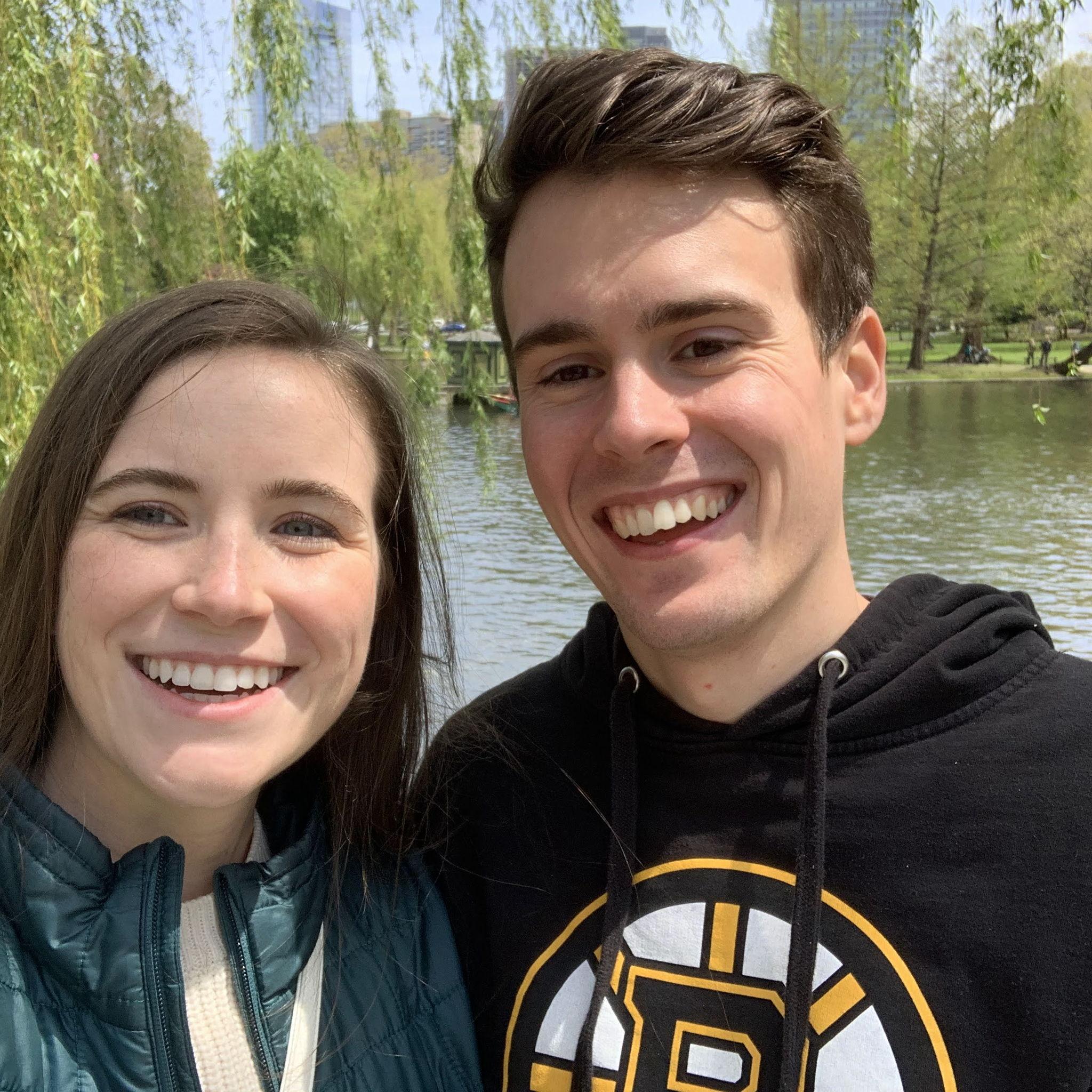 A day trip to Boston during our first couple months of dating!