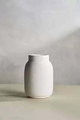 Matte Terracotta Vase, Large Wide Top