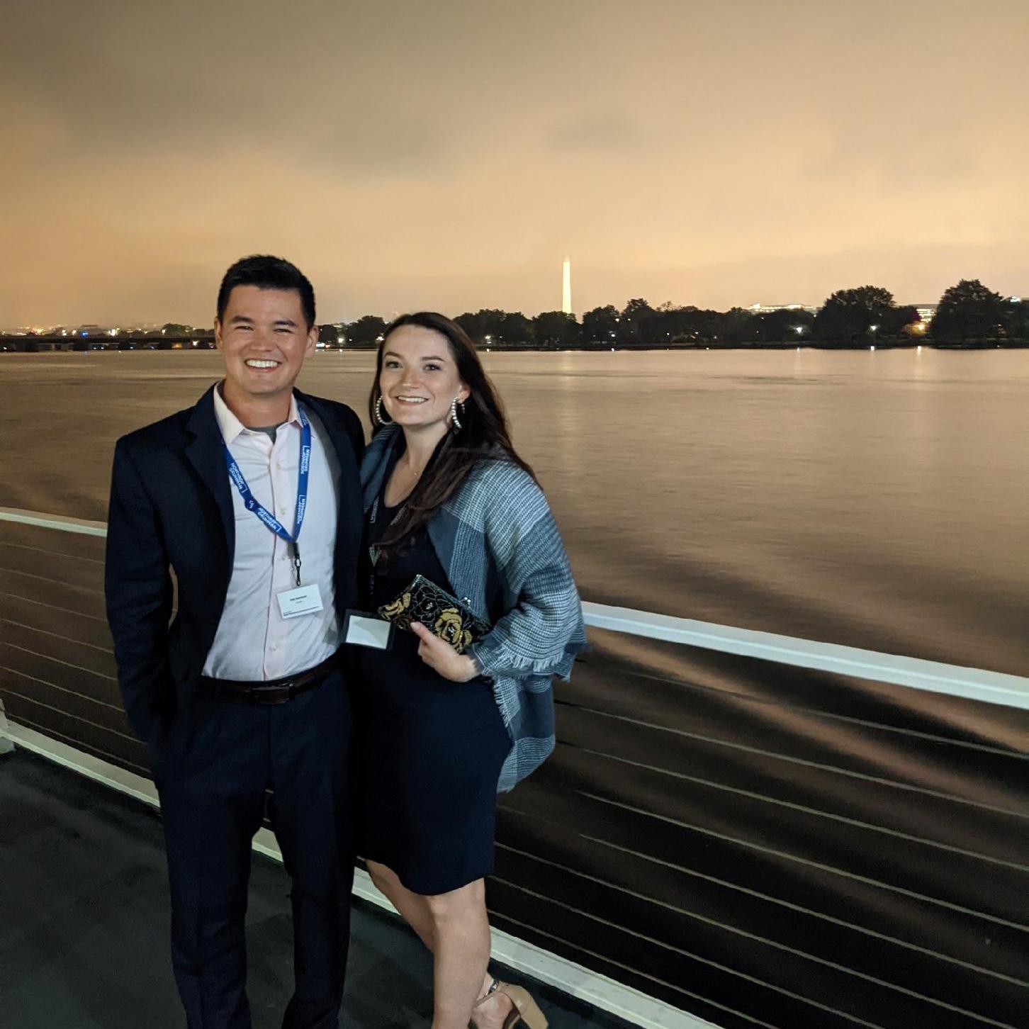 Erik won a fancy work award and we got to take a river cruise in DC in October 2022!