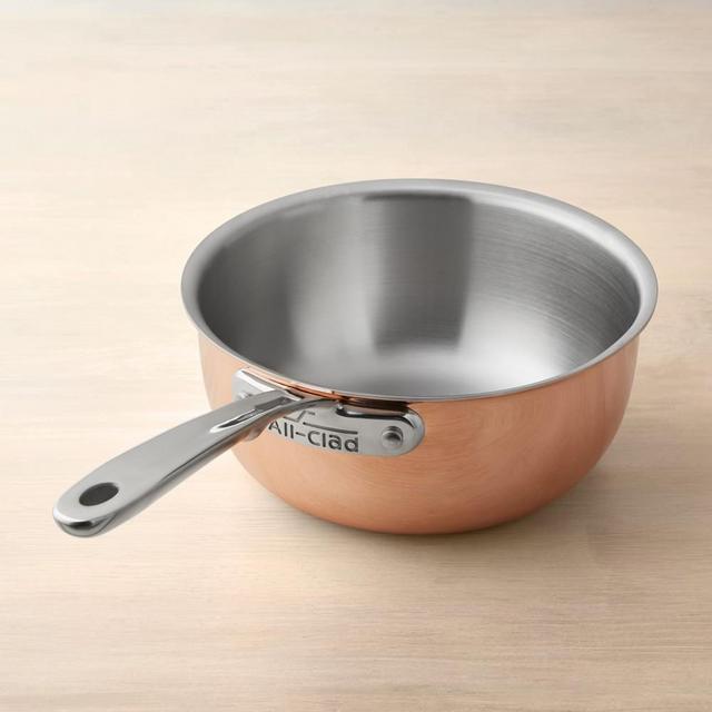 All-Clad C4 Copper Saucier, 2 1/2-Qt.