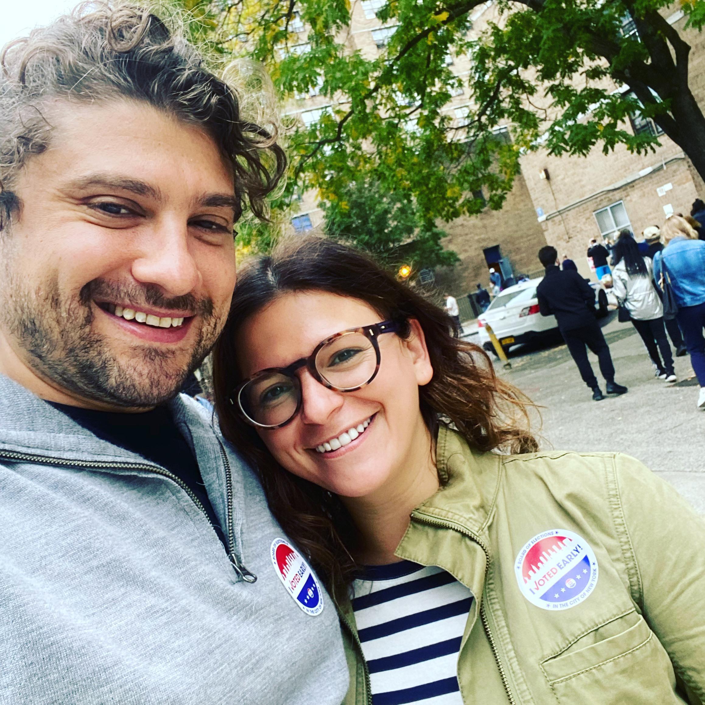 We voted! Thank god we didn't have to move to another country..