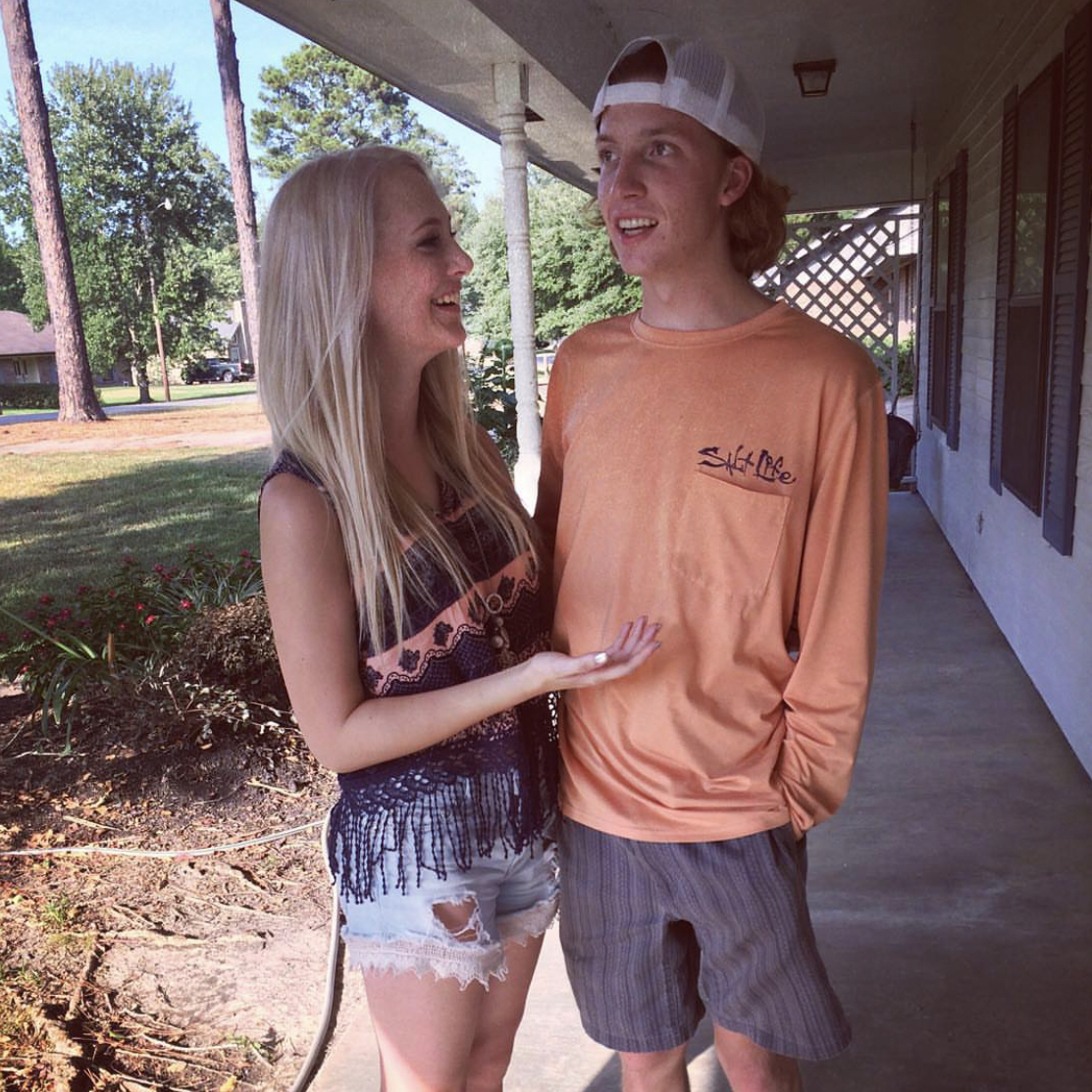 Our first ever picture together!
Austin's birthday, 2015