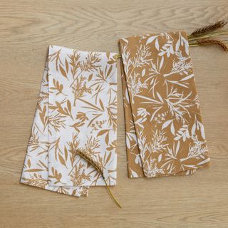Autumn Whisper Dish Towel, Set of 6