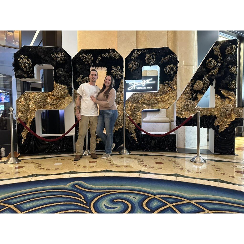 January 1st, 2024 -Our first vacation together. We went to Las Vegas
