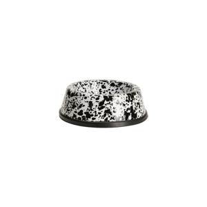 Splatter Small Pet Bowl - Black