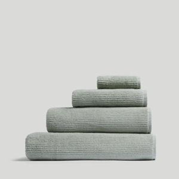 Soft Rib Towels (Sage) - Washcloth / Sage