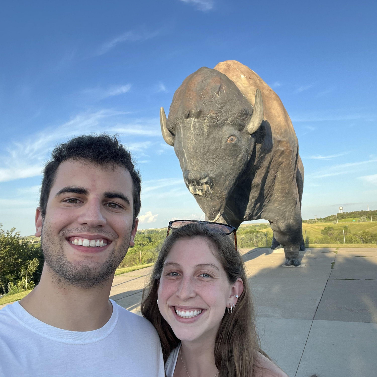 World's Largest Buffalo Statue, North Dakota - July 2022
