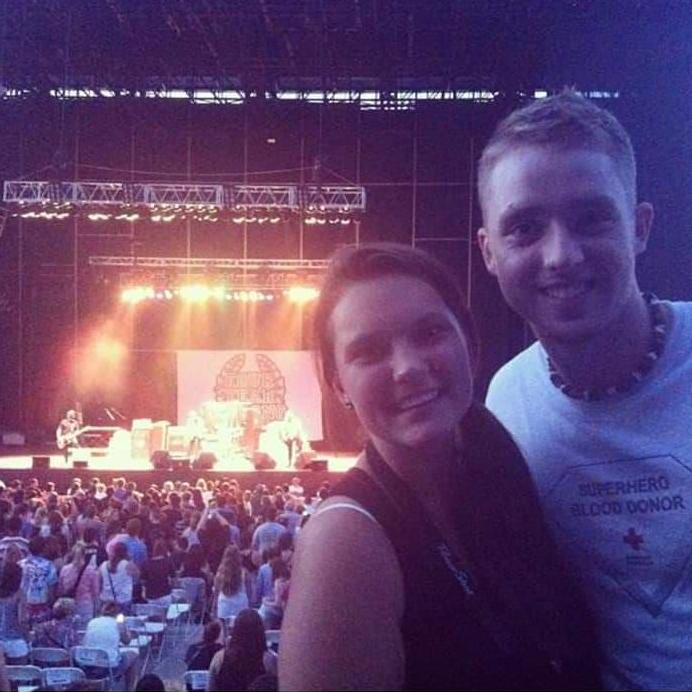 Waiting to see Fall Out Boy at the New York State Fair