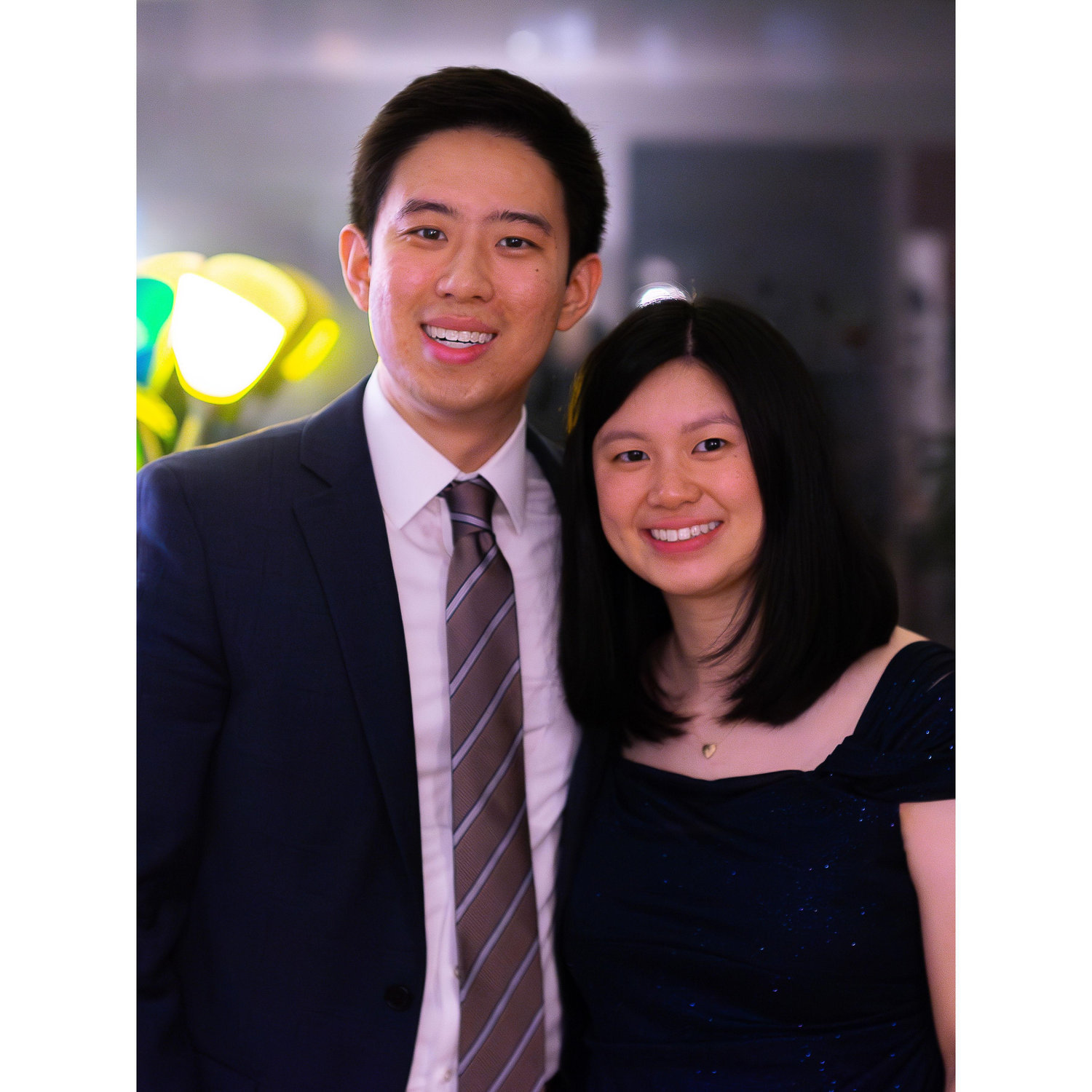 Before James' med school ball!