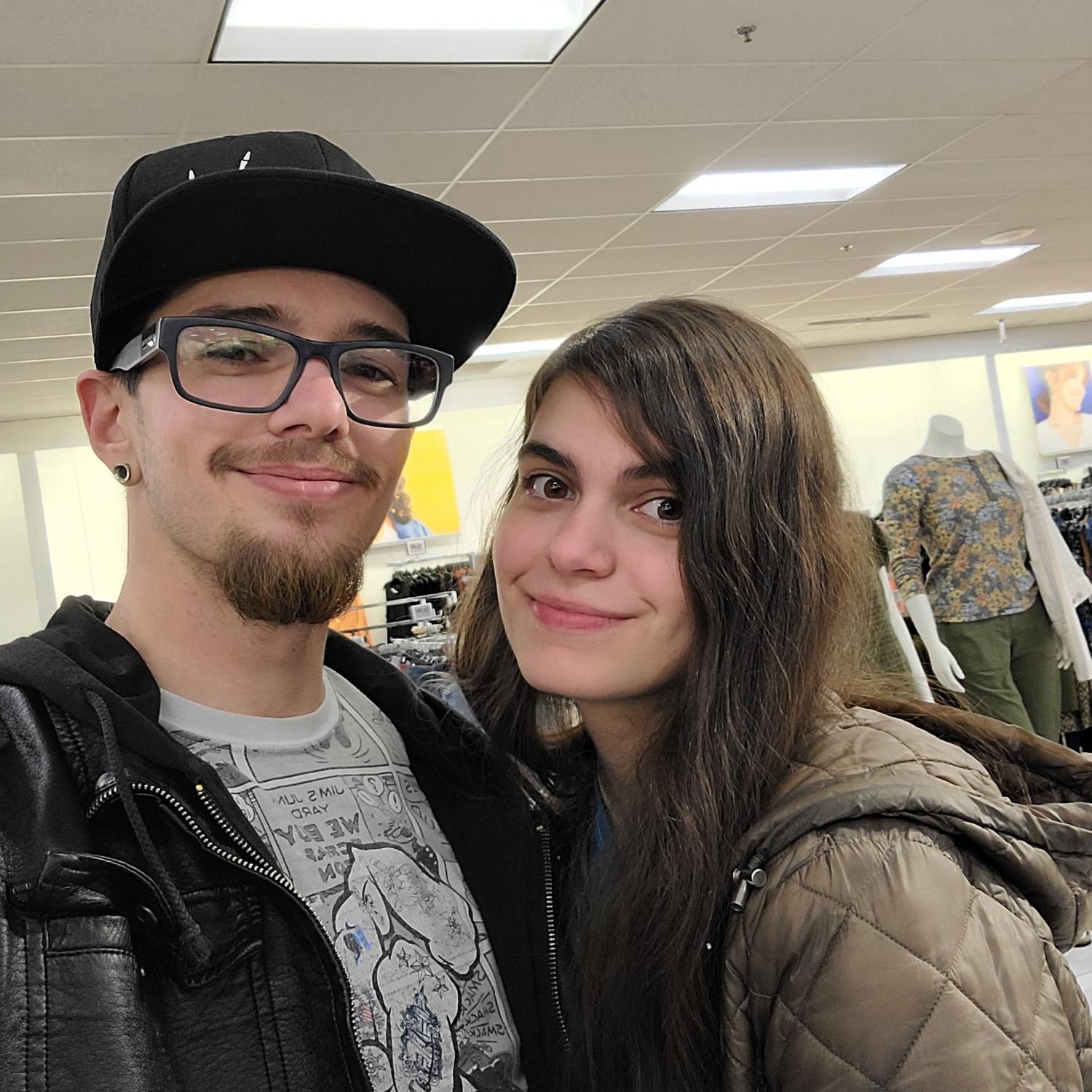 We love walking through stores on our walks! Here’s us strolling through Kohl’s!
