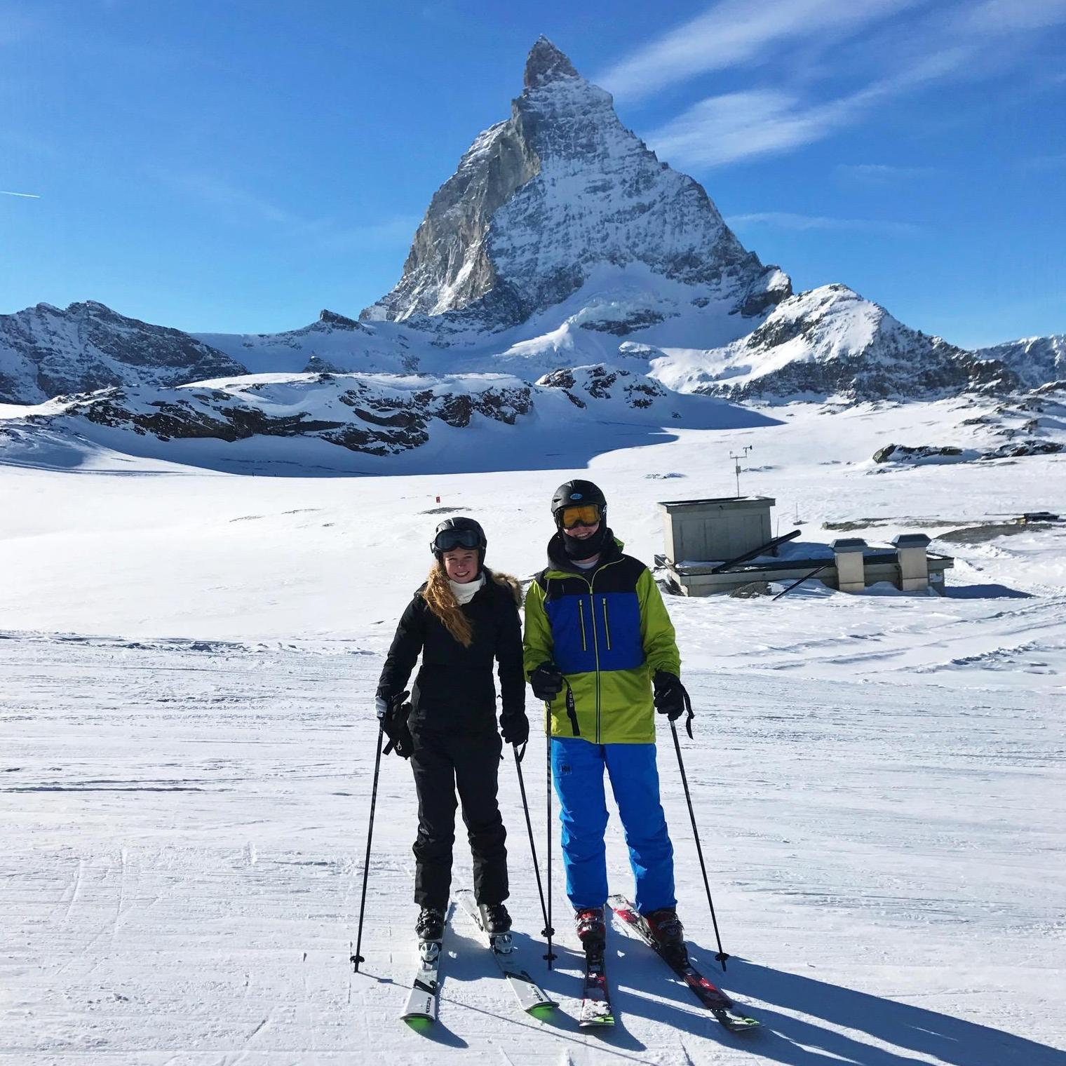 Skiing the Matterhorn in Zermatt, Switzerland - 2017