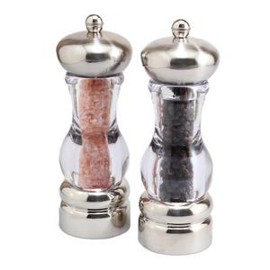 Olde Thompson Reina Salt and Pepper Mill Set in Stainless Steel
