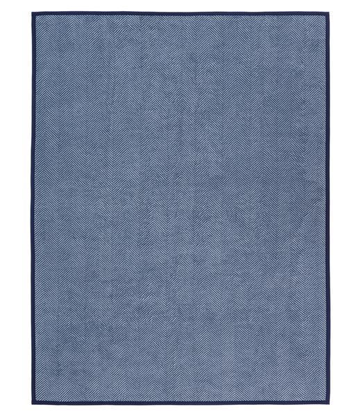 Chappy Wrap Herringbone Navy Original Blanket