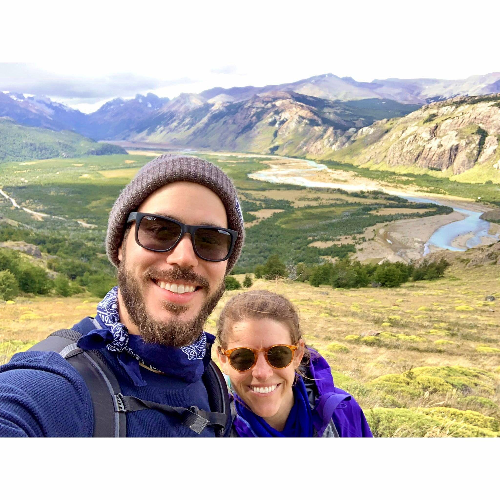 Hiking the Argentinian side of Patagonia! (And dodging Mike's beard along the way.)