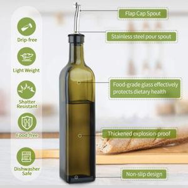 Olive Oil Dispenser Bottle Set of 2