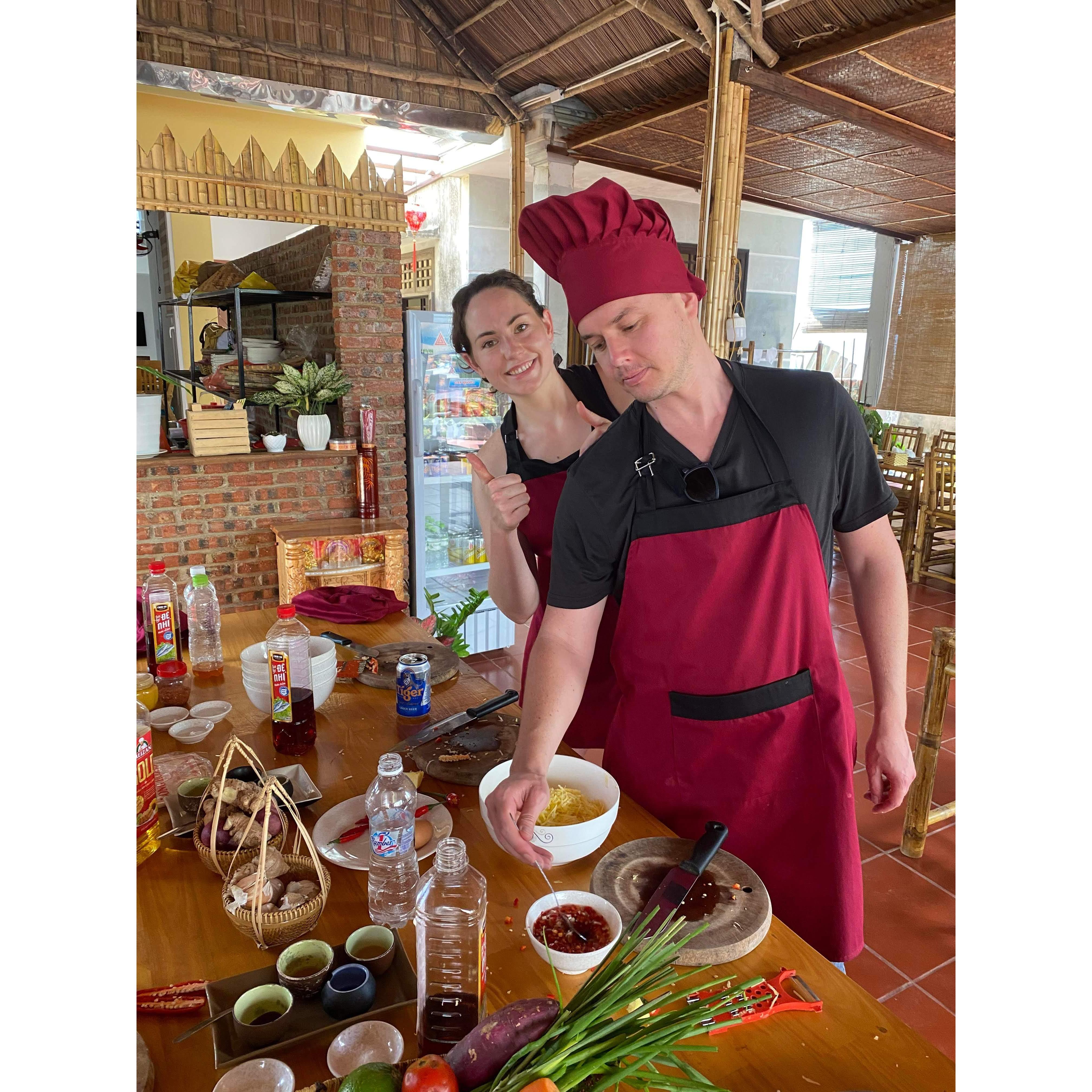 Cooking class in Vietnam