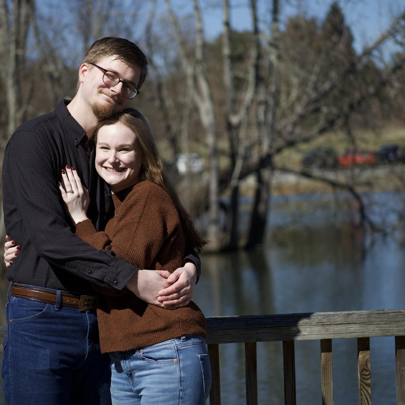Mini engagement photoshoot in Blacksburg