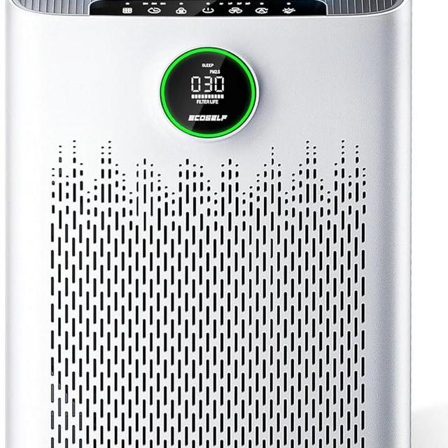 Air Purifiers for Home Large Room, with Smart Mode, PM2.5 Air Quality Display, 22dB Sleep Mode, Aromatherapy, Cover Up to 1295 Ft² with 2X-Purification & 360°Air Outlet, HAP603, White