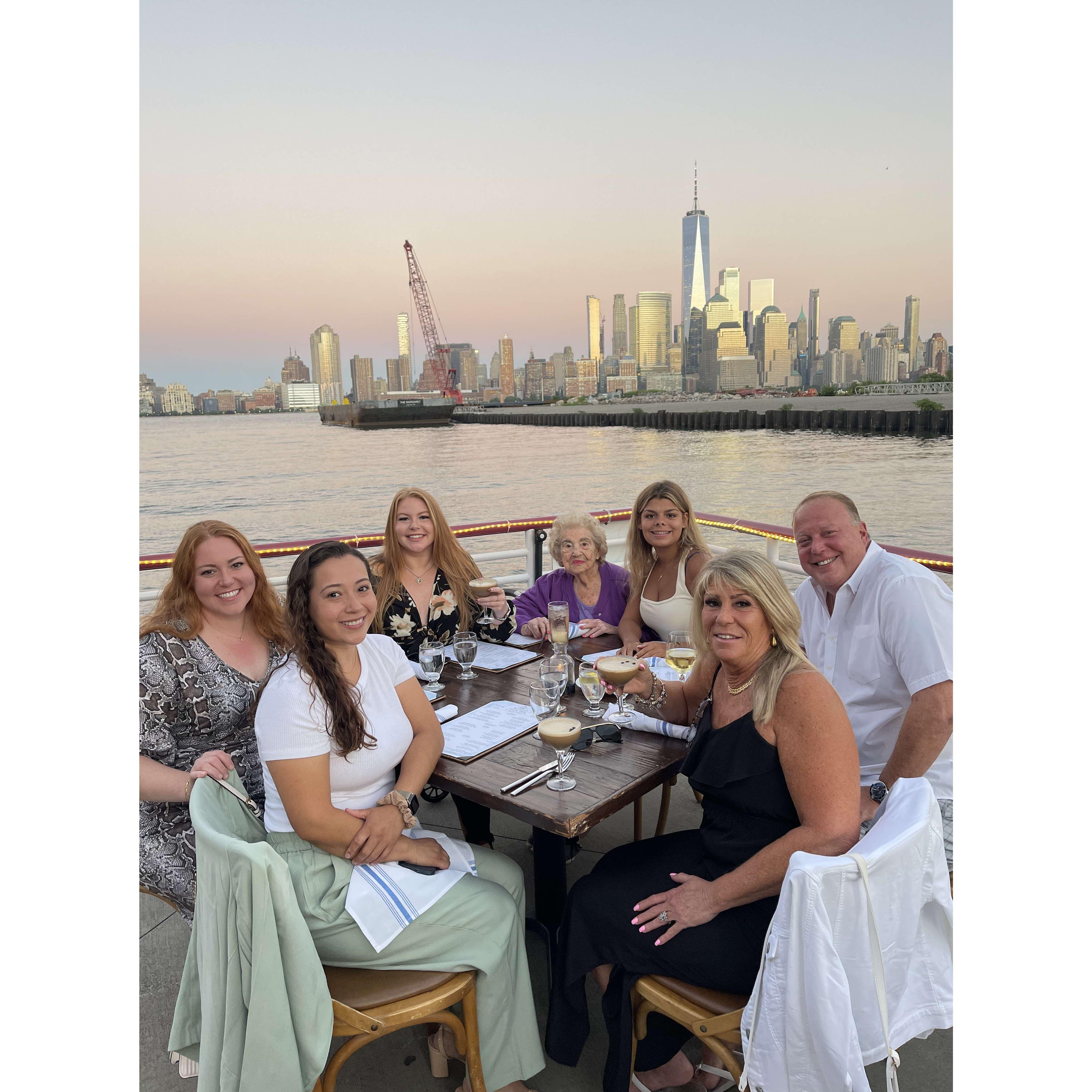 September 2021: Celebrating Alexa's 29th birthday at Batello in Jersey City