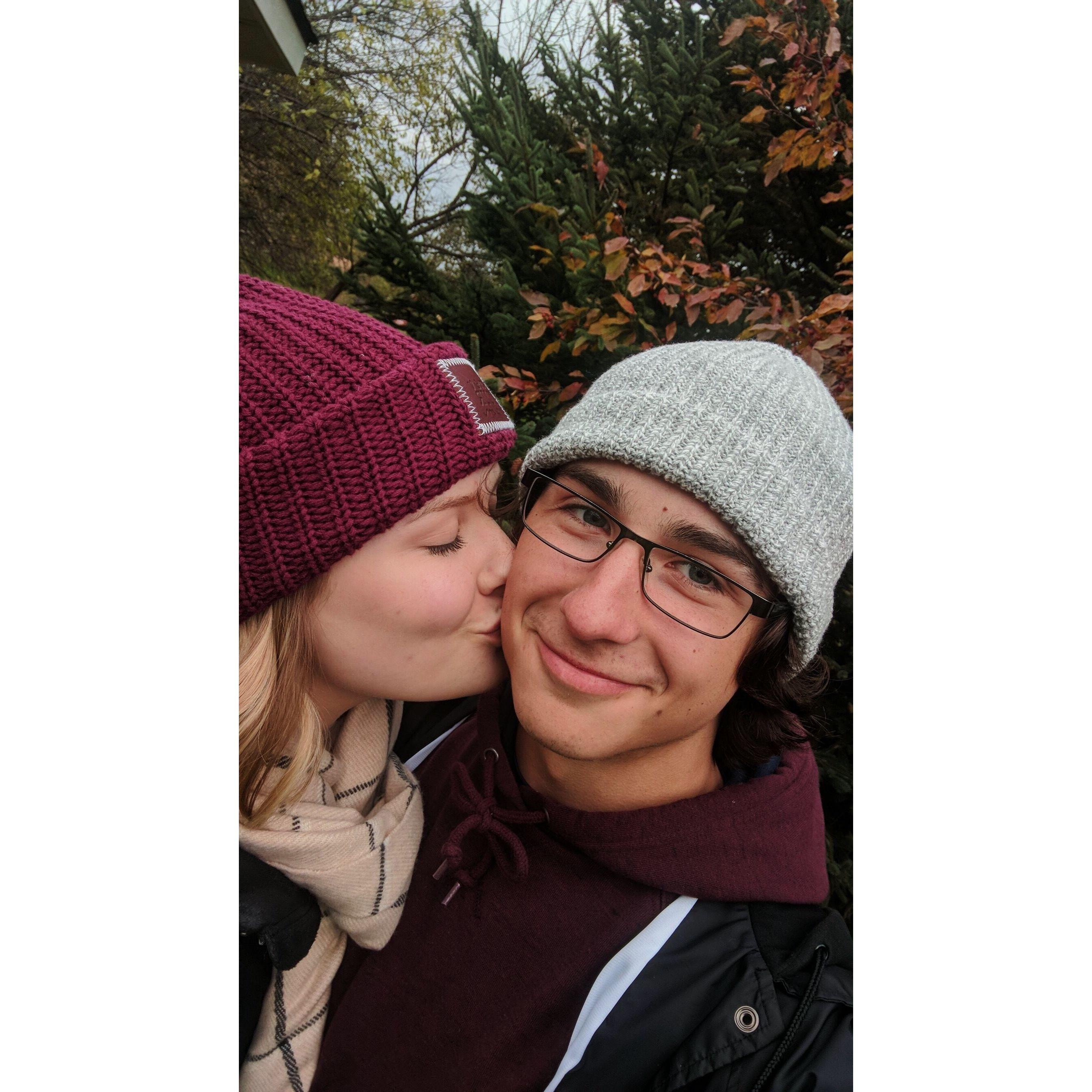 Cute fall time selfie!