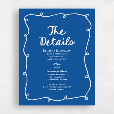 Cobalt, Blue Wedding Enclosure - Fairuza