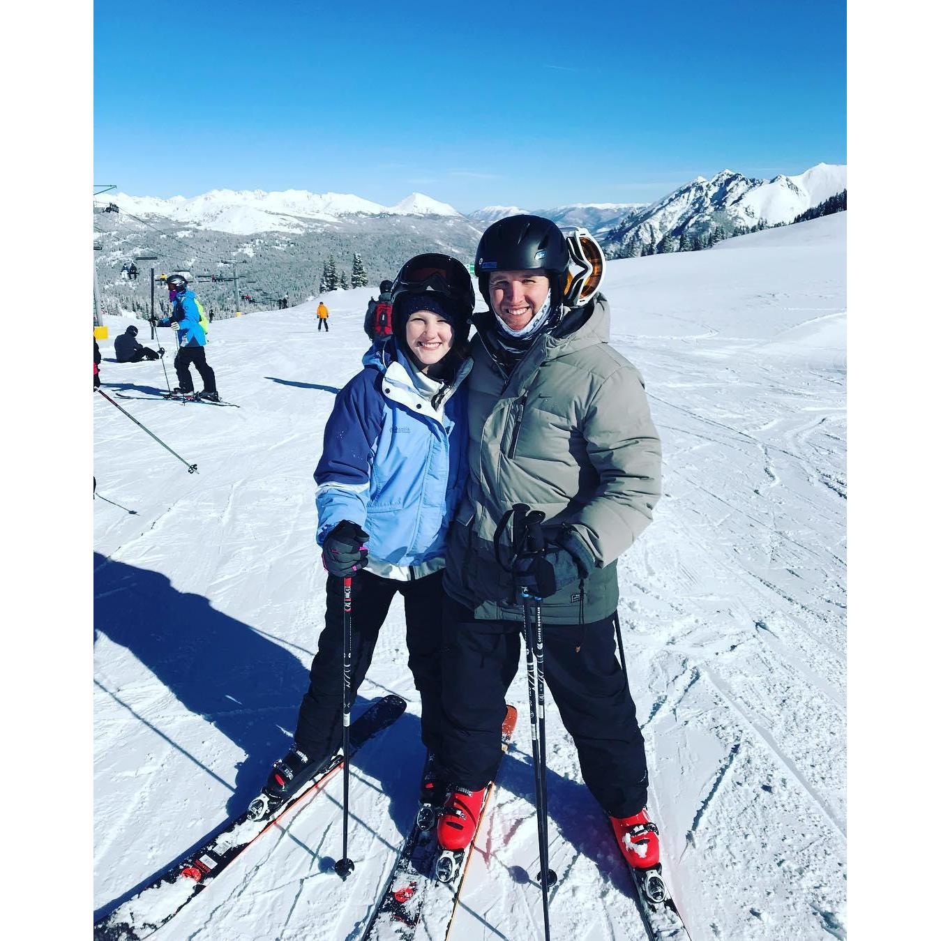 Our first ski trip in Colorado!