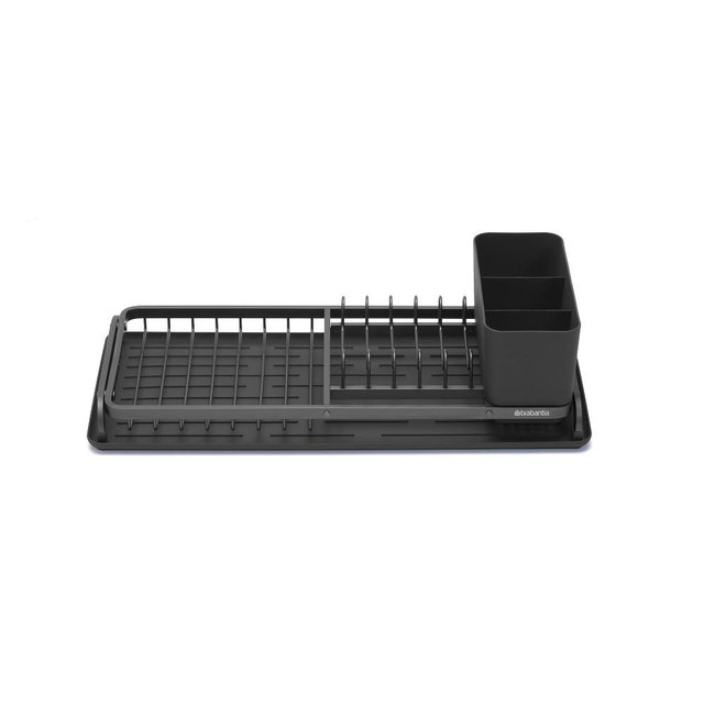 Brabantia Compact Dish Drying Rack, Dark Gray