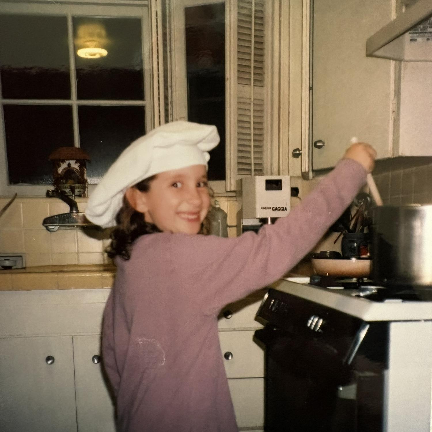 Leila still loves to cook