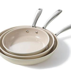 Redchef Nonstick Frying Pans Set, Non Toxic Pans for Cooking, 8" 9.5" 11"