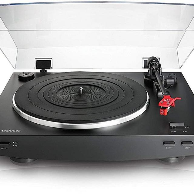 Audio-Technica AT-LP3BK Fully Automatic Belt-Drive Stereo Turntable, Black