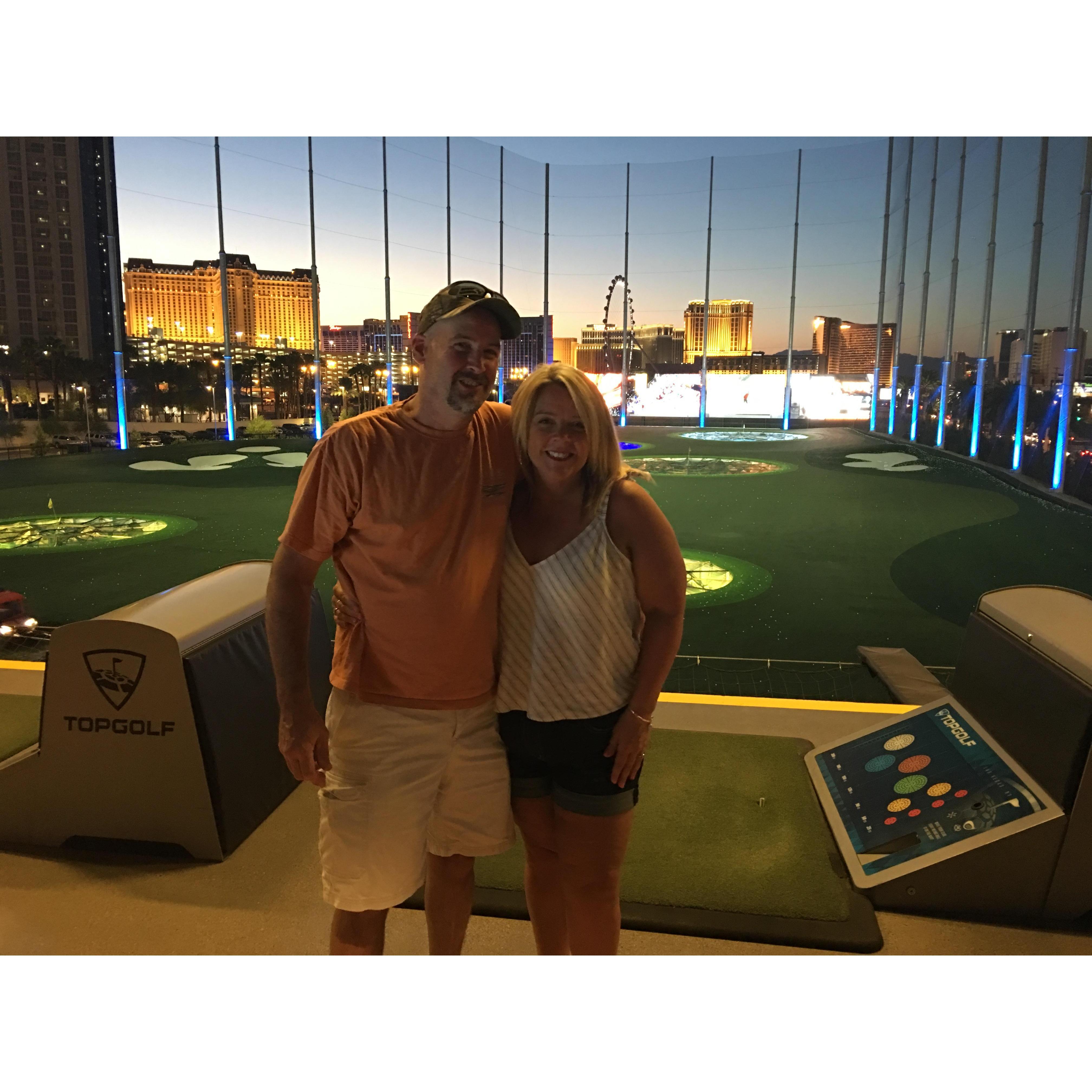 Top Golf in Vegas