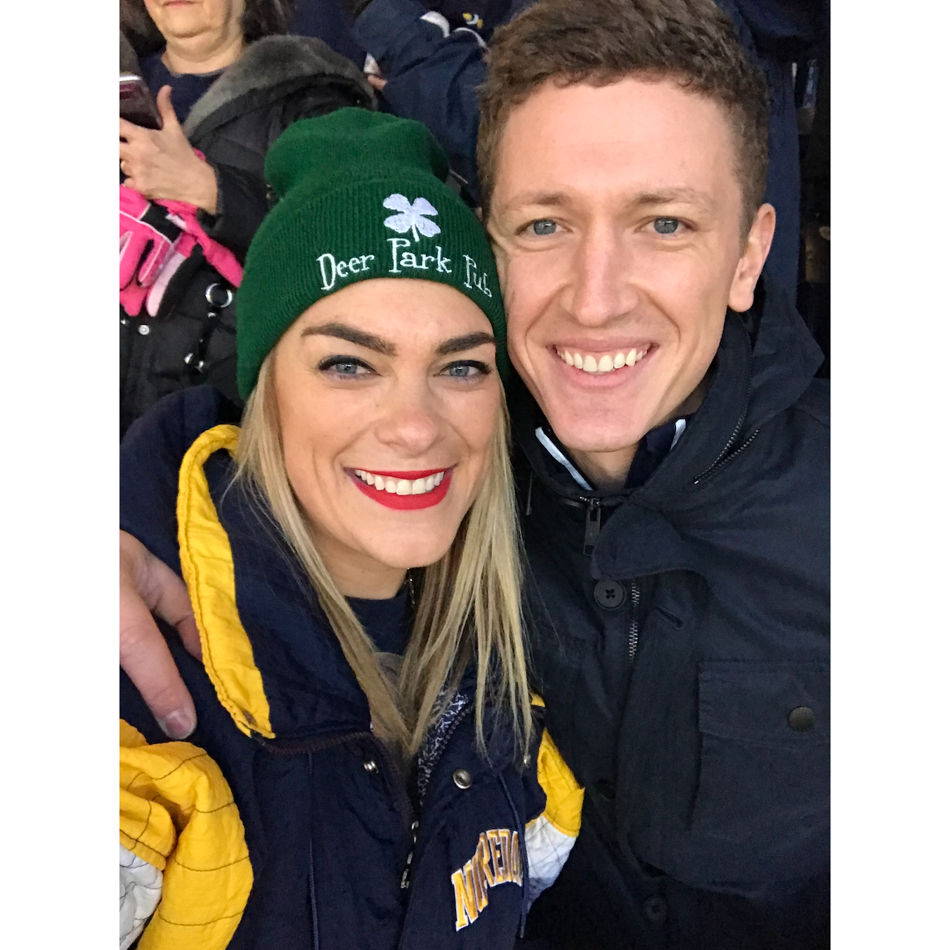 Watching Notre Dame football @ Yankee Stadium
