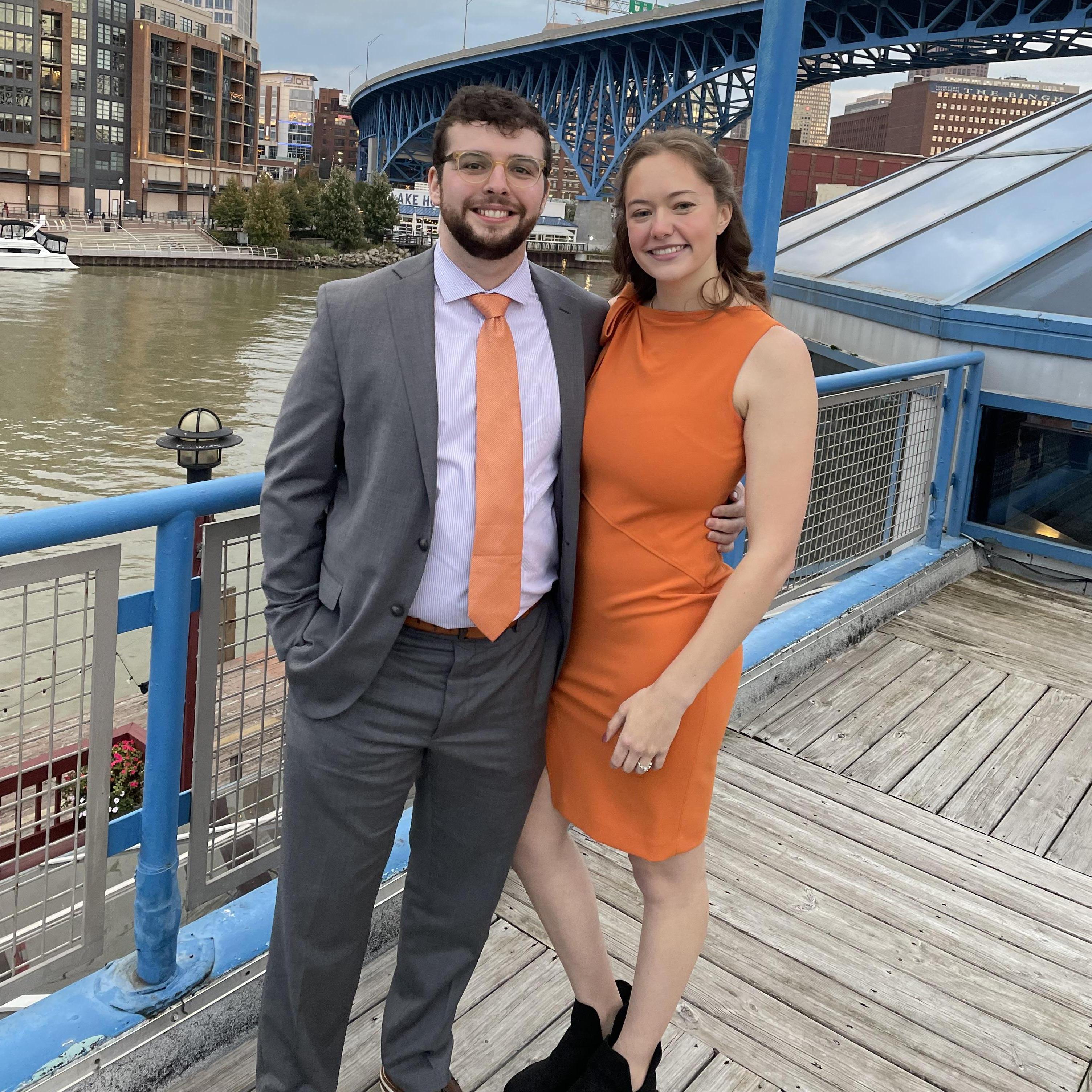 October 2021, Scott and Katie got to celebrate the love of Katie's cousin Megan and her new husband, Mike. Attending a wedding as an engaged couple was a quite exciting experience!