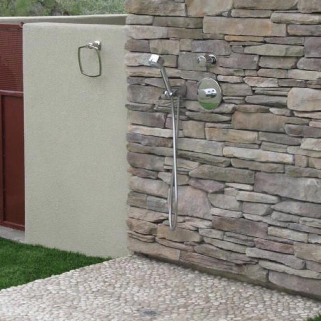 Outdoor dog bath project