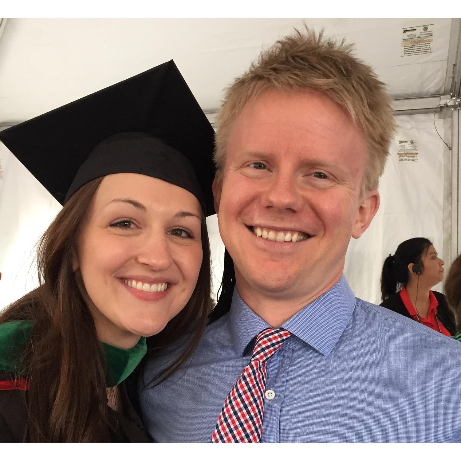 Graduation weekend for both of us back in Madison