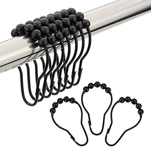 SRIWATANA Shower Caddy Hanging Over Head, Bathroom Shower Organizer Shower  Rack Holder with Hooks for Razors - Black