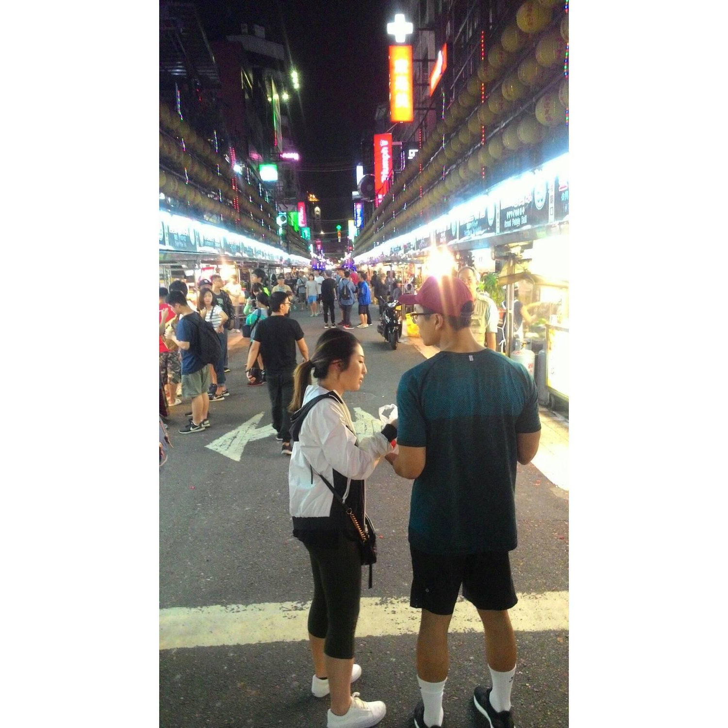 10.14.2017 pigging out on night market food in Taiwan