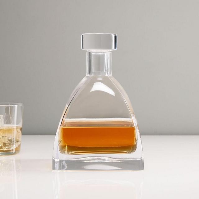 Glass Decanter, Pyramid Whiskey
