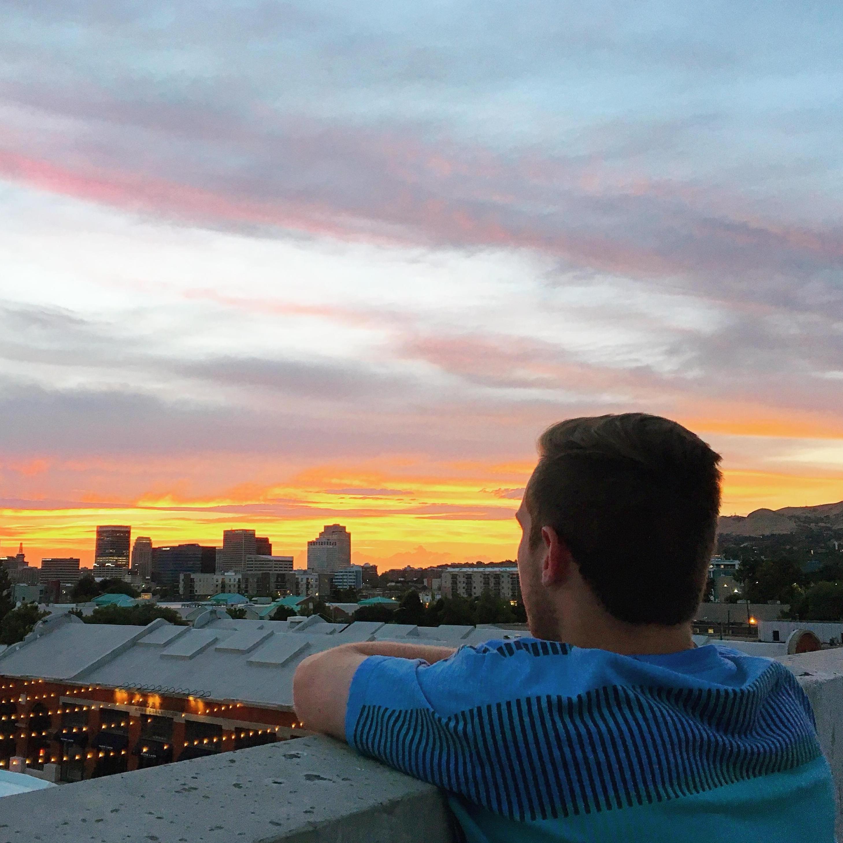 A perfect night in Salt Lake with the best boy ever.