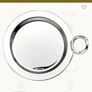 Vertigo Silver-Plated Bottle/Carafe Coaster