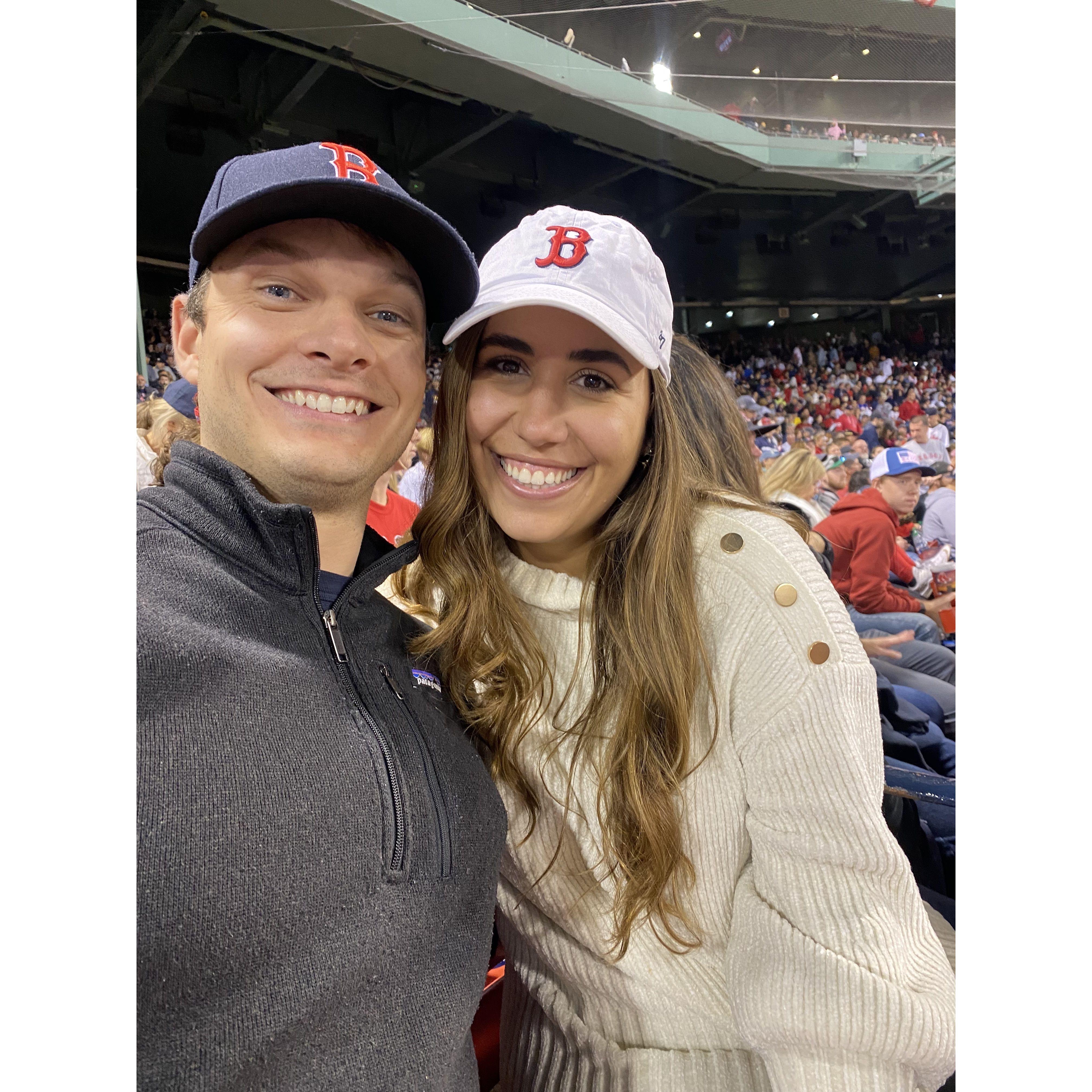 Outubro de 2021 — Jogo dos Red Sox ⚾️