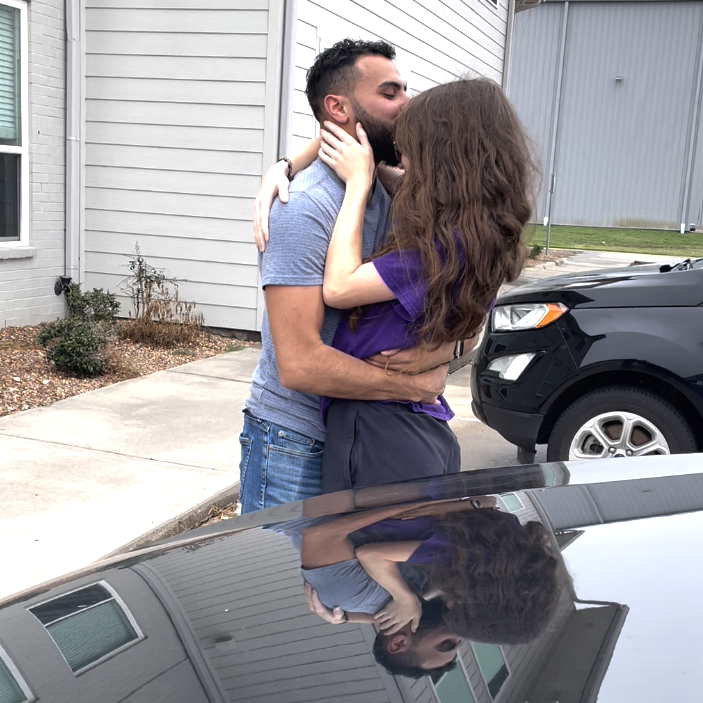 This was the end of our long distance - October 28, 2023! He got permission to work remote at his company, so he moved to Nashville!