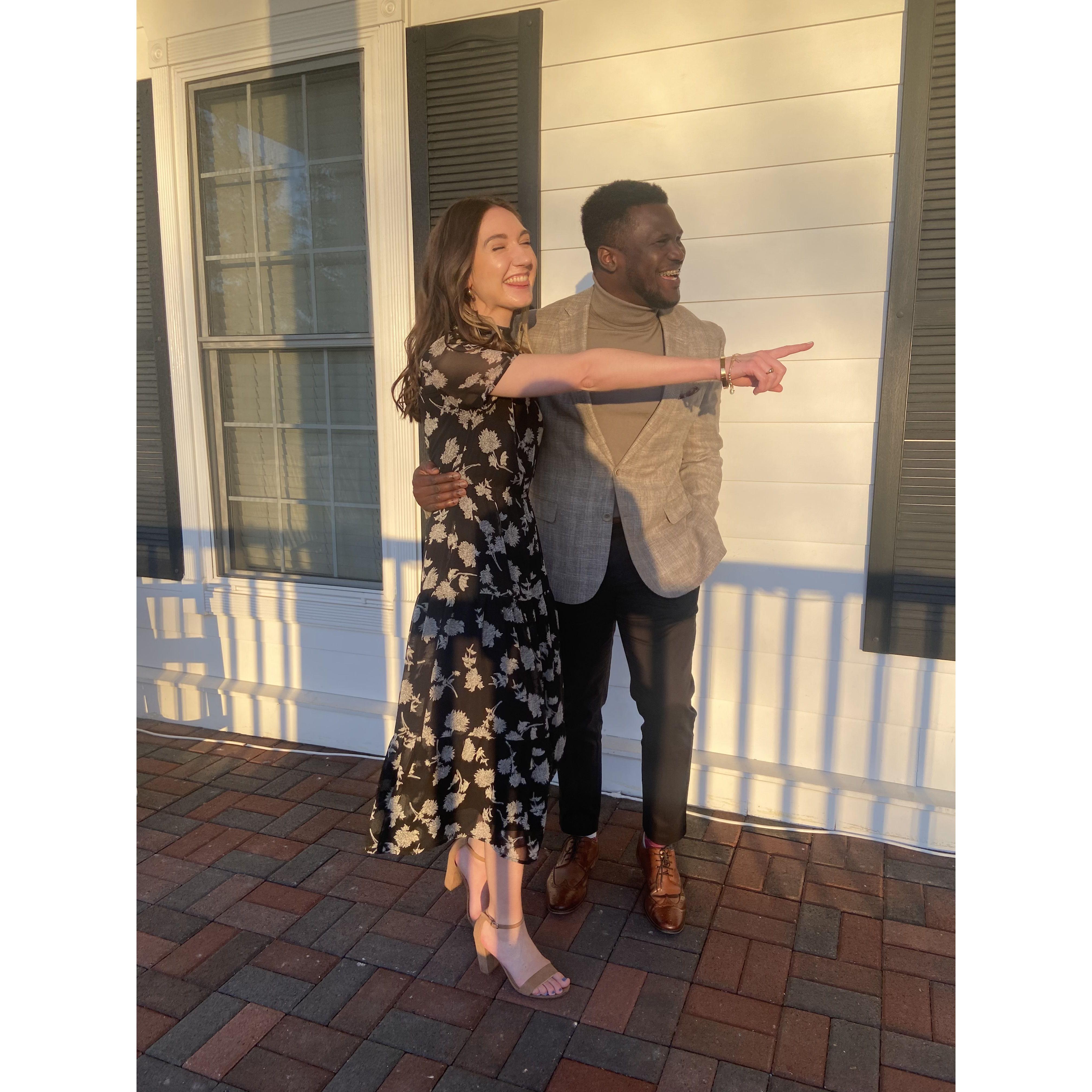 Our first wedding as a couple :)