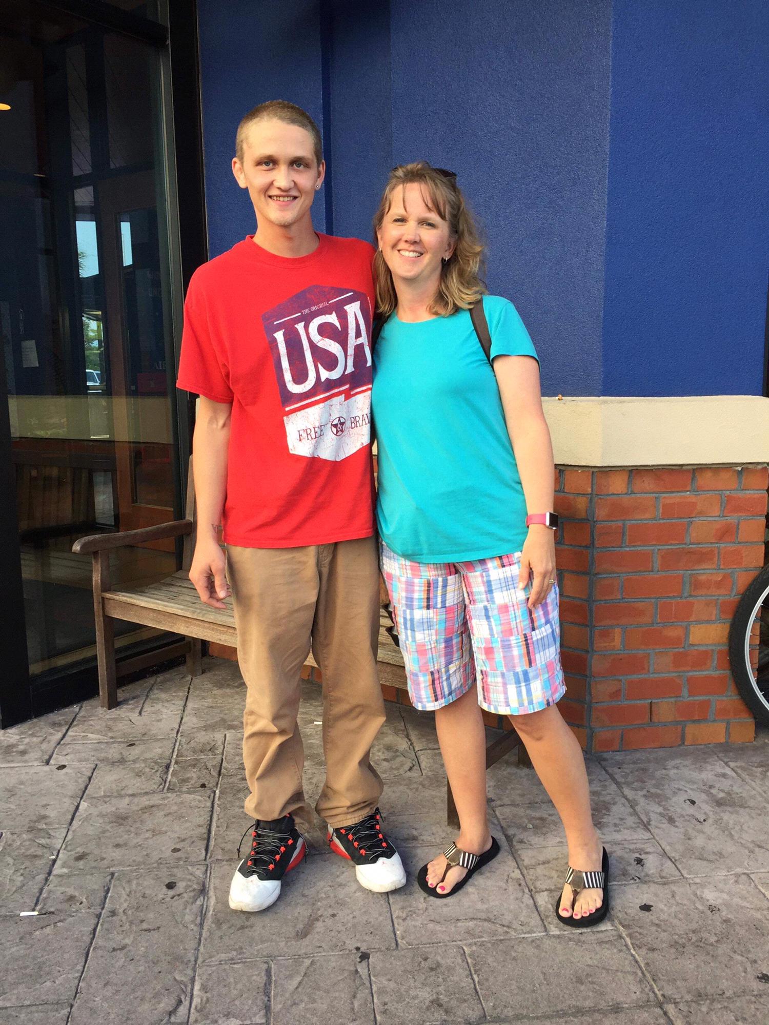Dylan and his mom (Donna).