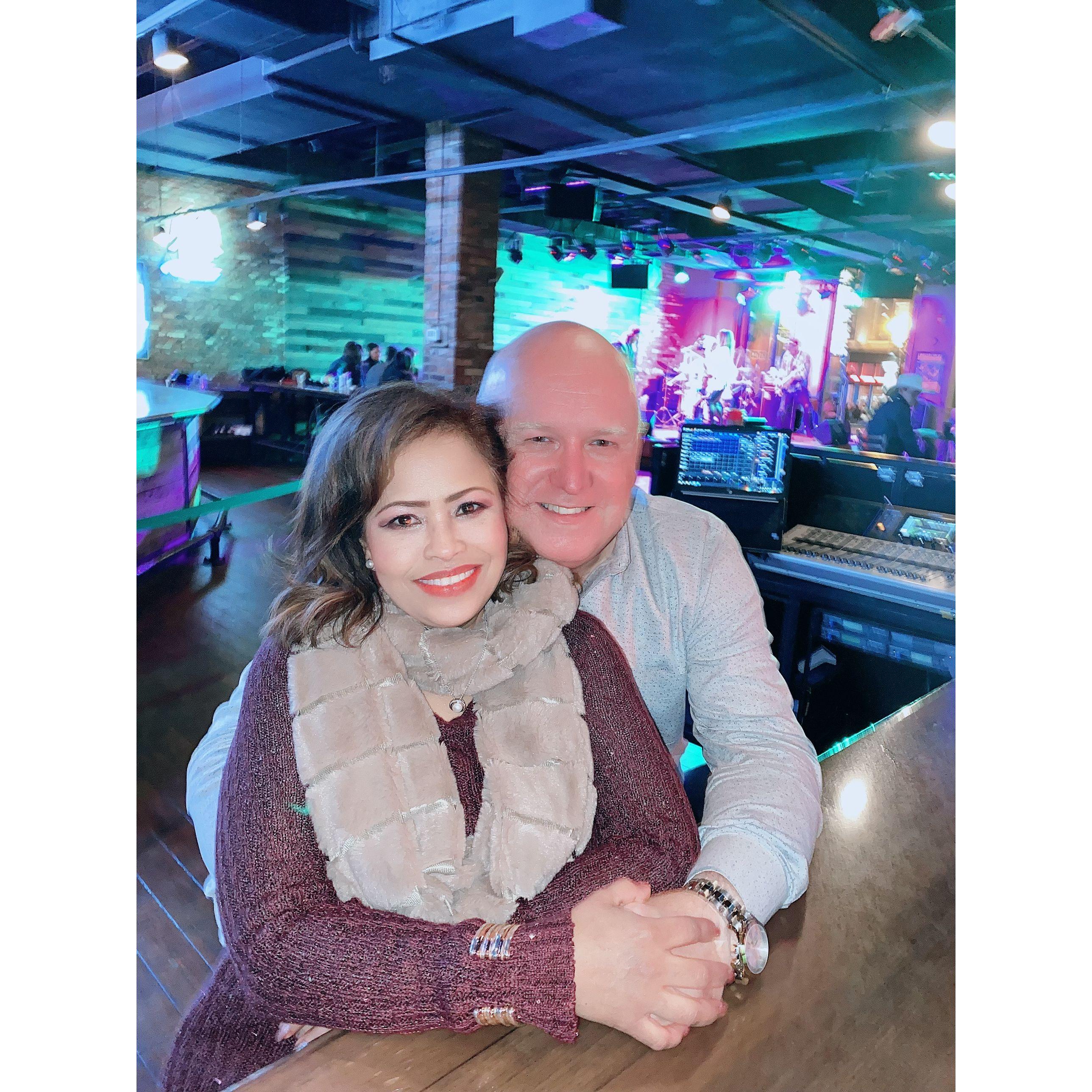 First Christmas Eve, downtown Nashville.