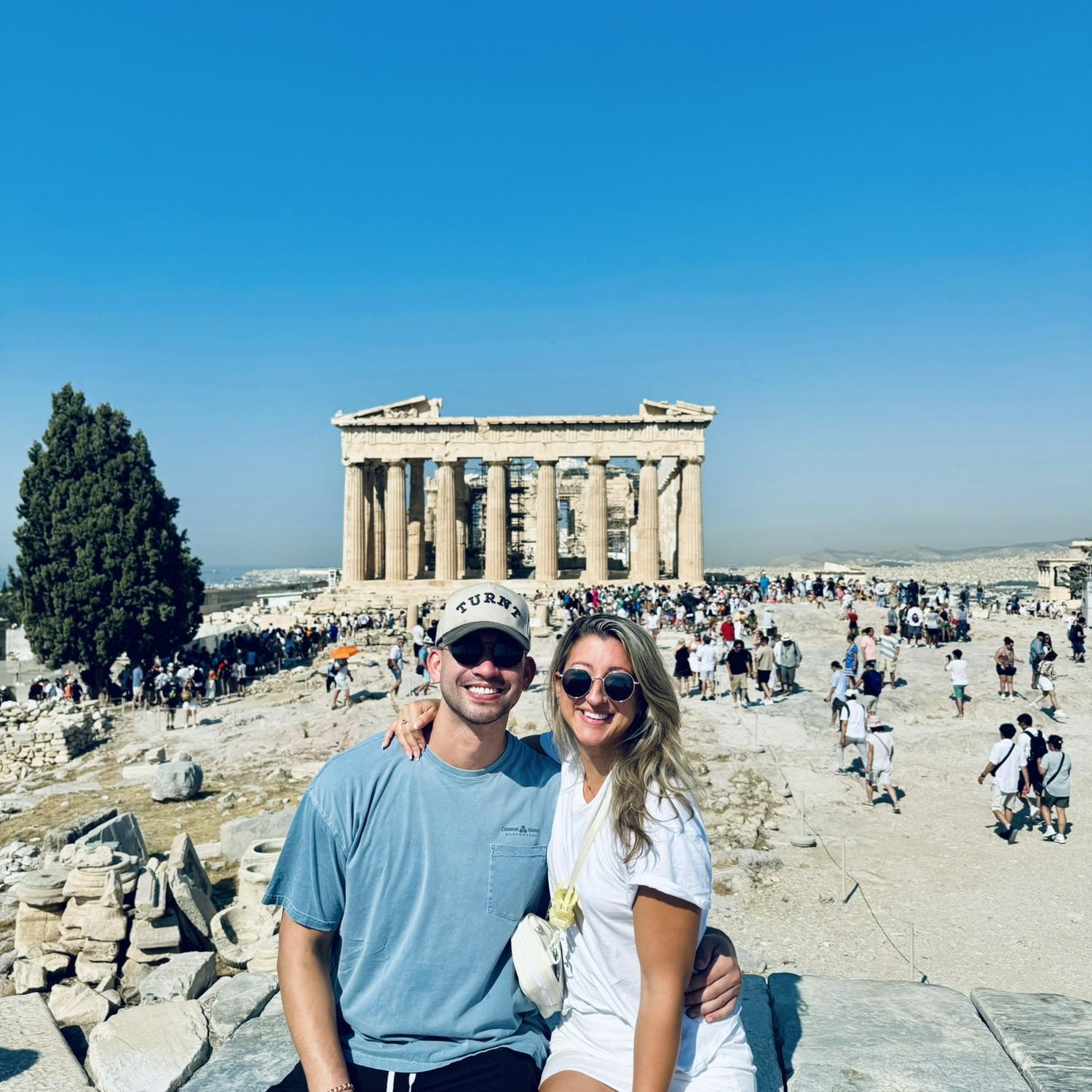 At the Parthenon