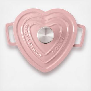 Martha Stewart Collection - 2 Qt. Heart Casserole Dish
