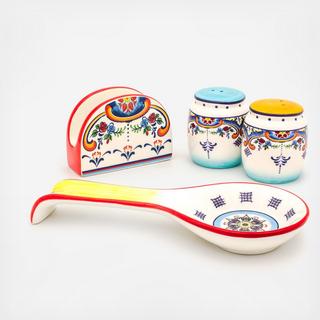 Zanzibar 4-Piece Tabletop Completer Set