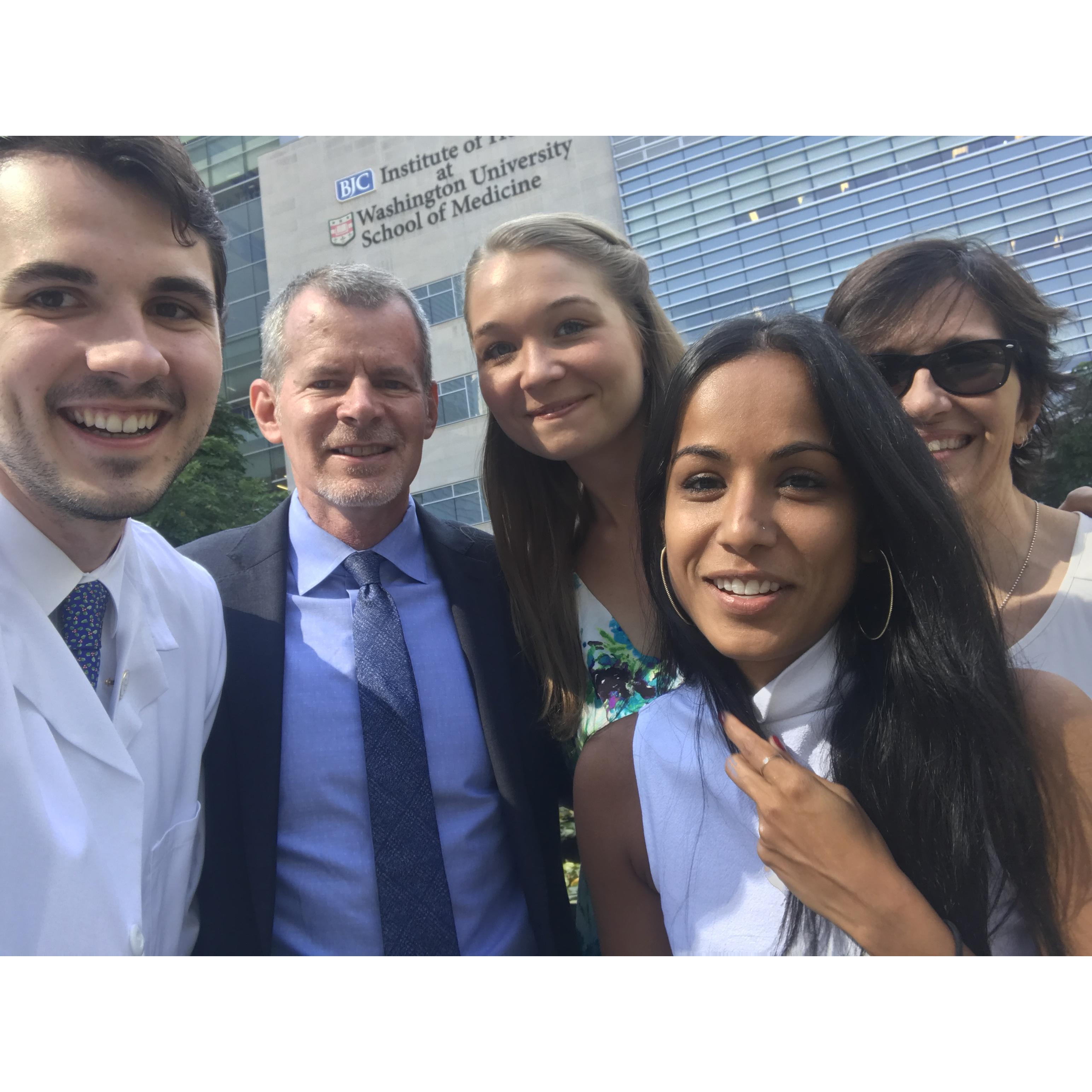Corey's White Coat Ceremony