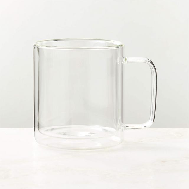 Cantina Clear Double Wall Glass Mug 15oz